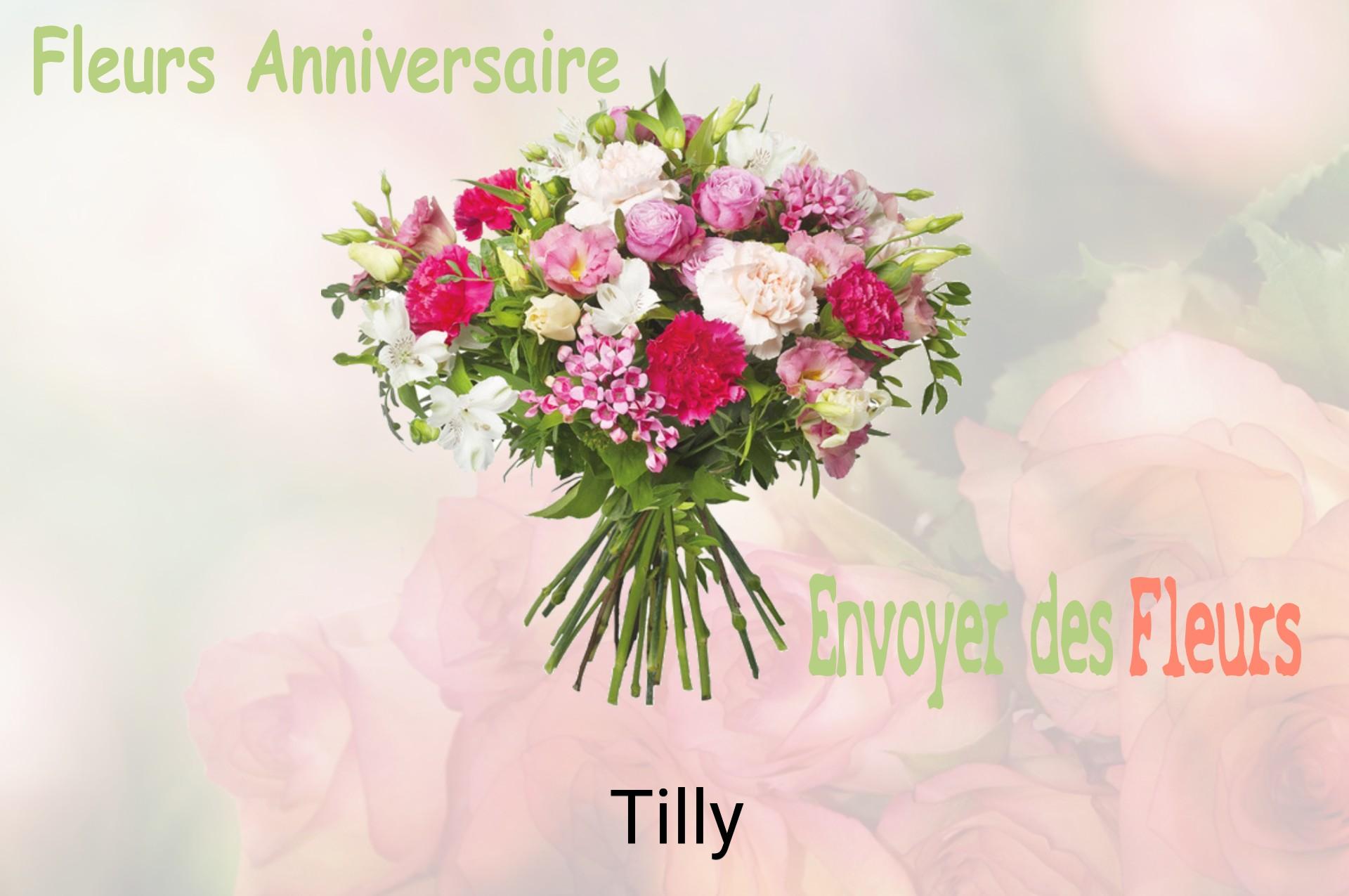 Bouquet de fleurs d’anniversaire livré à Tilly